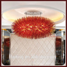 Red Coral Vintage Lighting em Zhongshan para decoração extravagante